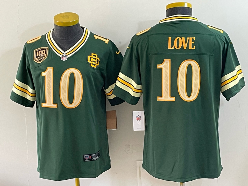 Youth Green Bay Packers #10 Love green Nike Game 2026 NFL Jersey 09240->youth nfl jersey->Youth Jersey